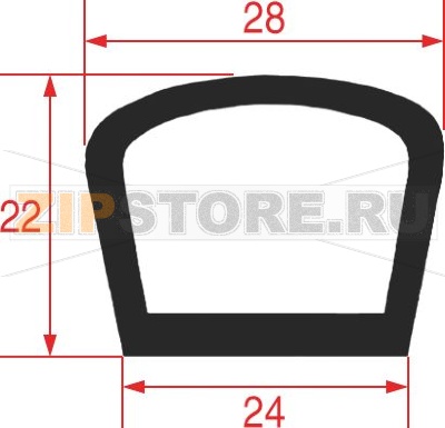 ПРОКЛАДКА ДЛЯ ДВЕРЦЫ ДУХОВКИ 645Х510 ММ 