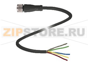 Соединитель линии передачи данных Female connector V15-G-BK2M-PUR-O2/CAN Pepperl+Fuchs Описание оборудованияSingle-ended female cordset, M12, 4-pin, shielded PUR cable, outdoor