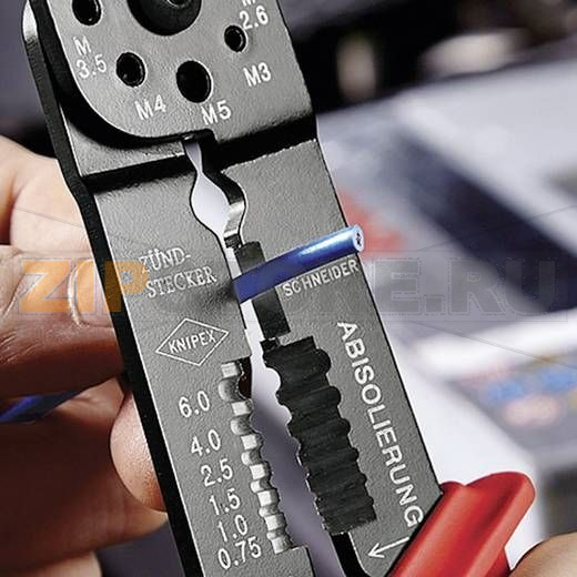 Клещи зажимные для опрессовки, от 0.5 до 2.5 мм² Knipex 97 21 215 B 