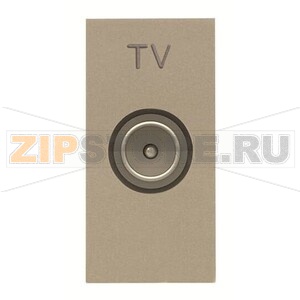 Механизм ТВ розетки, одномодульный, шампань ABB 2CLA215070N1901 