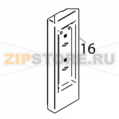 Oven side control holder Fagor CE9-41 Oven side control holder Fagor CE9-41Запчасть на деталировке под номером: 16Название запчасти Fagor на английском языке: Oven side control holder CE9-41.
