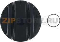 KNOB BLACK S-2K W/PIN 
