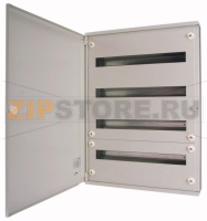 Щит настенный, 3 ряда, 72 модуля, серый, сталь Eaton BF-O-3/72-G-C