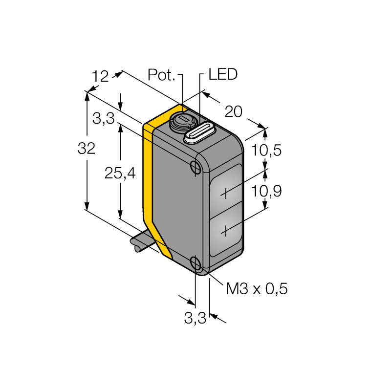 Датчик фотоэлектрический Turck Q20PD 