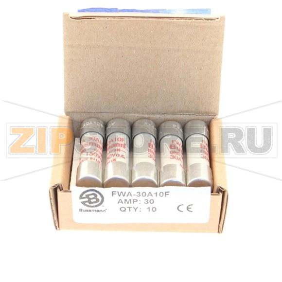 Предохранитель, 30 A, AC 150 В, DC 150 В, 100 кА, 10x38 мм, aR, UL Eaton SEMI-COND FUSE 30A 150V 