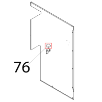 Scatola superiore copri cerniera Tecnoeka KF 1010 EV UD