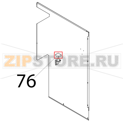 Scatola superiore copri cerniera Tecnoeka KF 1010 EV UD Scatola superiore copri cerniera Tecnoeka KF 1010 EV UDЗапчасть на деталировке под номером: 76