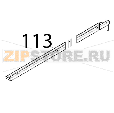 Raccogli gocce porta Tecnoeka KF 1010 EV UD Raccogli gocce porta Tecnoeka KF 1010 EV UDЗапчасть на деталировке под номером: 113