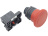 Кнопка аварийной остановки d22 SHNXB7ES+545P Abat МПТ-2000 (л)