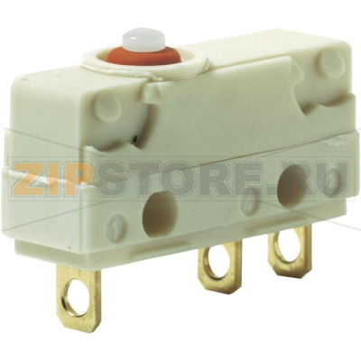 Микропереключатель 250 В/AC, 5 А, 1 x вкл/вкл, без фиксации, 1 шт Saia V4NST7YRUL 