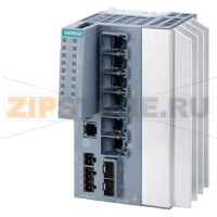 SCALANCE XC206-2G PoE Manageable Layer 2 IE PoE Switch; IEC 62443-4-2 certi- fied; 6x 10/100/1000 Mbps RJ45 PoE ports acc. to IEEE802.3at ; 2 ports of which according to IEEE802.3bt; 2x 1,000, 10,000 Mbps SFP+; PoE support for 24 V DC Infeed; 120 W PoE po