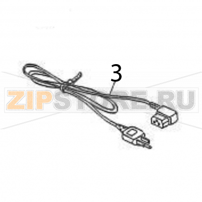Power cord (220V)-LF Sato M84Pro Power cord (220V)-LF Sato M84ProЗапчасть на деталировке под номером: 3Название запчасти на английском языке: Power cord (220V)-LF Sato M84Pro.