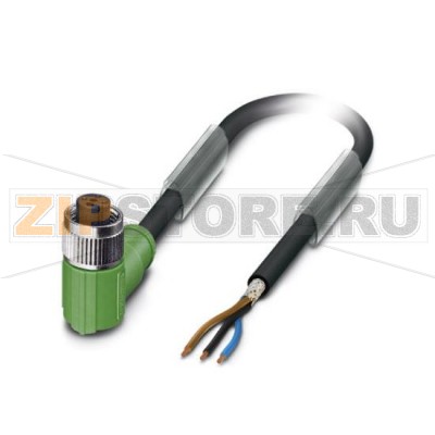 Кабель для датчика / исполнительного элемента Phoenix Contact SAC-3P- 3,0-PUR/M12FR SH 3-полюсн., PUR без галогенов, темно-серый RAL 7021, экранирован., свободный конец, к Гнездо угловой M12, А-кодирование, Длина кабеля: 3 м.Минимальный заказ: 5 шт.Упаковка: 5 шт.