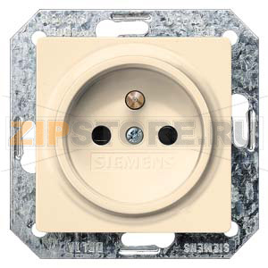 DELTA I-SYSTEM ЭЛЕКТРИЧЕСКИЙ БЕЛЫЙ РОЗЕТКА SCHUKO 10A DC/16А AC 250В С ЗАЩИТНЫМ КОНТАКТОМ И ЗАЩИТНЫМИ ШТОРКАМИ ЭЛ.-МЕХ.ЧАСТЬ Siemens 5UB1908 