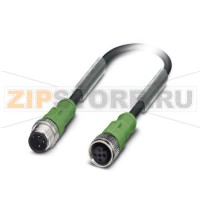 Кабель для датчика / исполнительного элемента Phoenix Contact SAC-3P-M12MS/10,0-PUR/M12FS