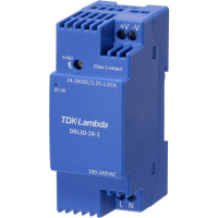 Блок питания на DIN-рейку 15 В, 1.68 А, 25.2 Вт TDK-Lambda DRL-30-15-1