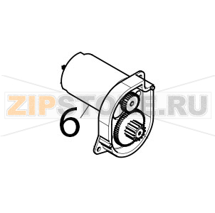 Gear motor CAB EOS5 Gear motor CAB EOS5Запчасть на деталировке под номером: 6