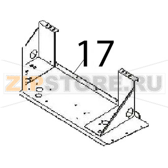 Foot holder LH Angelo Po FM1011E1 Foot holder LH Angelo Po FM1011E1Запчасть на деталировке под номером: 17