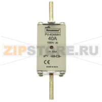 Предохранитель, 40 A, DC 1000 В, 50 кА, NH1, gPV, UL PV, UL, IEC Eaton FUSE 40A 1000V DC PV SIZE 1