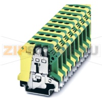 Клемма универсальная, заземляющая, желто-зеленая CHIKU RUISLKG 16