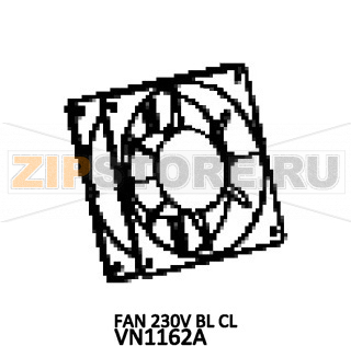 Fan 230V BL CL Unox XB 693 Fan 230V BL CL Unox XB 693 поставляется в составе узла&nbsp;VN1164 Вентилятор 12V + рамка (комплект)Запчасть на деталировке под номером: 121Название запчасти на английском языке: Fan 230V BL CL Unox XB 693