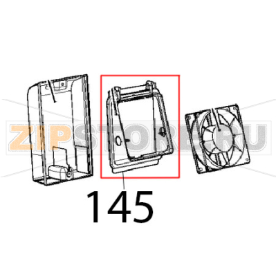 CT BT Cooling down fan support Unox XVC 205E CT BT Cooling down fan support Unox XVC 205EЗапчасть на деталировке под номером: 145