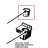 Sleek door pin bushing Unox XB 893