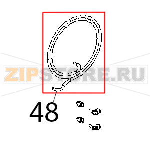 Tubo PE 7.93x4.75 trasparente Unox XVC 504 Tubo PE 7.93x4.75 trasparente Unox XVC 504Запчасть на деталировке под номером: 48