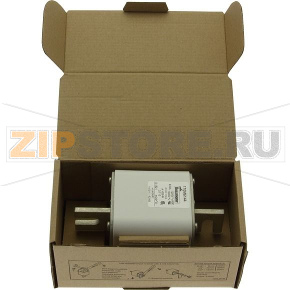 Предохранитель, 630 A, AC 1250 В, 100 кА, size 3, 76x90x139 мм, aR, DIN, IEC Eaton FUSE 630A 12 