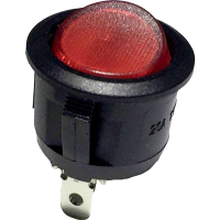 Переключатель клавишный 12 В/AC, 10 А, 1 x выкл/вкл TRU Components R13-112B B/R