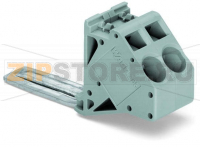 POWER CAGE CLAMP Анцапфа силового трансформатора; для сильноточных клемм 95 мм?; 10,00 mm?; серые Wago 285-407