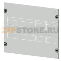 SIVACON S4 Masking frame SENTRON 3VA 3VA11 (up to 160 A) 3-pole Upright mounting position Fixed mounting Number of switches 5 Height 450 mm Width 600 mm Siemens 8PQ2045-6BA08