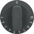 BLACK KNOB ø 28 mm 1-10