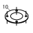 Junta de goma Ø83xØ44x2 Fagor FI-200