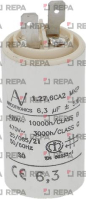CAPACITOR 6.3 µF ELICA 2029B/R 