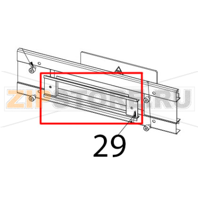 Door holder Zanolli Synthesis 12/80 VE Door holder Zanolli Synthesis 12/80 VEЗапчасть на деталировке под номером: 29