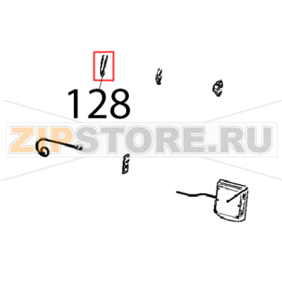Coperchio per scrocco forno Unox XVC 1005EP Coperchio per scrocco forno Unox XVC 1005EPЗапчасть на деталировке под номером: 128