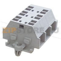 Мини-клемма проходная, пружинная, 4 контакта, серая CHIKU RST 2,5HT-MID-A