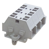 Мини-клемма проходная, пружинная, 4 контакта, серая CHIKU RST 2,5HT-MID-A