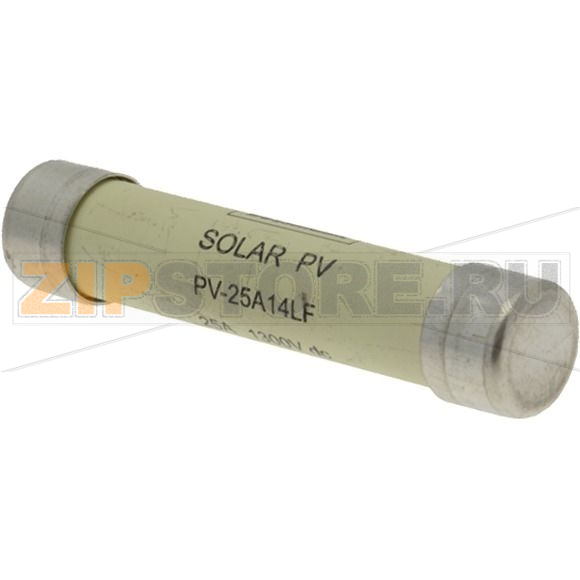 Предохранитель, 25 A, DC 1300 В, 10 кА, 14x65 мм, gPV, IEC UL Eaton 25AMP 1300V DC SOLAR FERRULE 