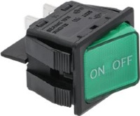 ЗЕЛЕНЫЙ ДВУХПОЛЮСНЫЙ ВЫКЛЮЧАТЕЛЬ 16A 250В