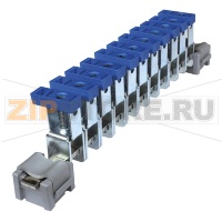 Клемма соединительная L/N/PE, синяя CHIKU RAKG 35 BU