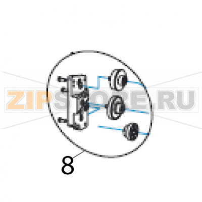 Gear package Sato WS408 TT Gear package Sato WS408 TTЗапчасть на деталировке под номером: 8Название запчасти на английском языке: Gear package Sato WS408 TT.