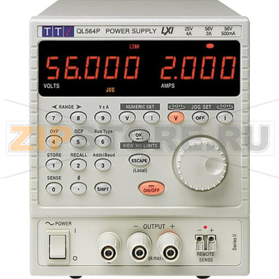 Блок питания лабораторный, регулируемый, 0-56 В/DC, 0-4 А, 112 Вт Aim-TTi QL564 SII 