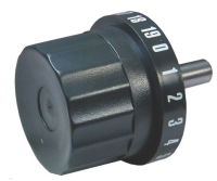 MANOPOLA OROLOGIO NERA 0-19