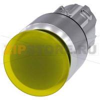 АКТУАТОР ГРИБОВИДНОЙ КНОПКИ С ВОЗМОЖНОСТЬЮ ПОДСВЕТКИ, 22MM, КРУГЛ., ГЛЯНЦЕВЫЙ МЕТАЛЛ, КНОПКА ЖЁЛТАЯ, 30MM, С ФИКСАЦИЕЙ, ДЕБЛОКИРОВКА ВЫТЯГИВАНИЕМ, С МАРКИРОВКОЙ ЛАЗЕРОМ, НИЖНИЙ РЕГИСТР Siemens 3SU1051-1AA30-0AA0-Z&nbsp;Y12