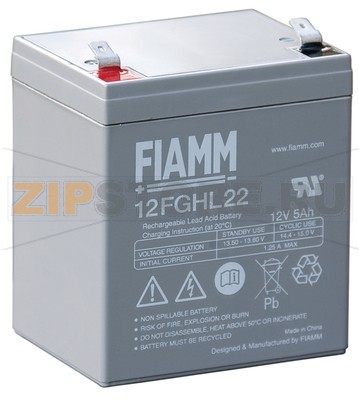 FIAMM 12FGHL22 Аккумулятор (АКБ) с повышенной энергоотдачей и сроком службы FIAMM 12FGHL22 Напряжение - 12 В; Емкость - 5 Ач; Габариты: длина 90 мм, ширина 70 мм, высота 101 мм, вес: 2.1 кг