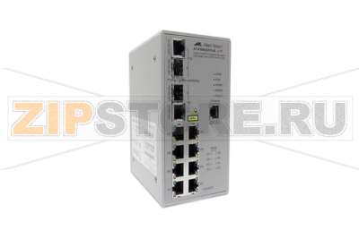 Коммутатор Allied Telesis AT-IFS802SP/POE (W) 