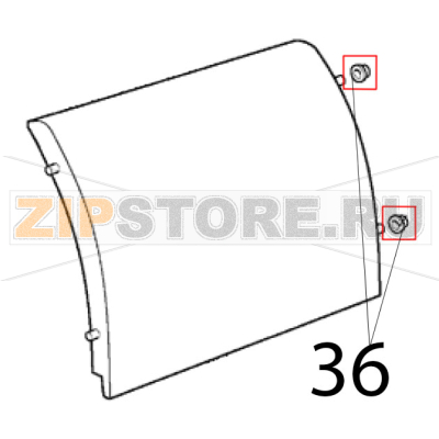 Shaft lager Scotsman EC 126 AS Shaft lager Scotsman EC 126 ASЗапчасть на деталировке под номером: 36