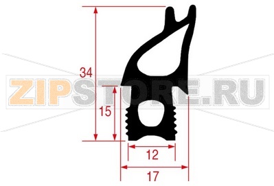 УПЛОТНЕНИЕ ДВЕРИ 560x493мм HOUNÖ 